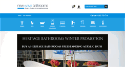 Desktop Screenshot of newwavebathrooms.co.uk