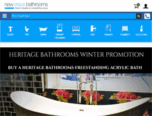 Tablet Screenshot of newwavebathrooms.co.uk